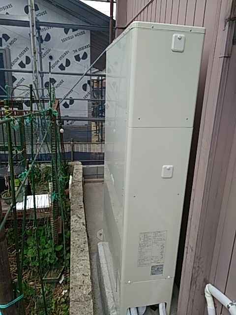 熊谷市　S様邸　ガス給湯器からエコキュート取替工事サムネイル